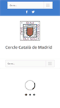 Mobile Screenshot of cerclecatala-madrid.net